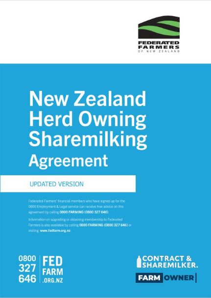Herd Owning Sharemilking Agreement