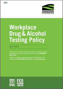 Workplace Drug & Alcohol Policy