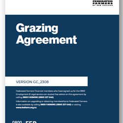 Grazing Agreement